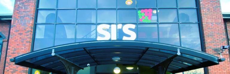 SRS Branded Banner showing the SRS building in Blaenavon